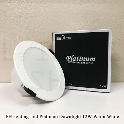 FFLIGHTING Led Platinum Downlight 12W Warm White